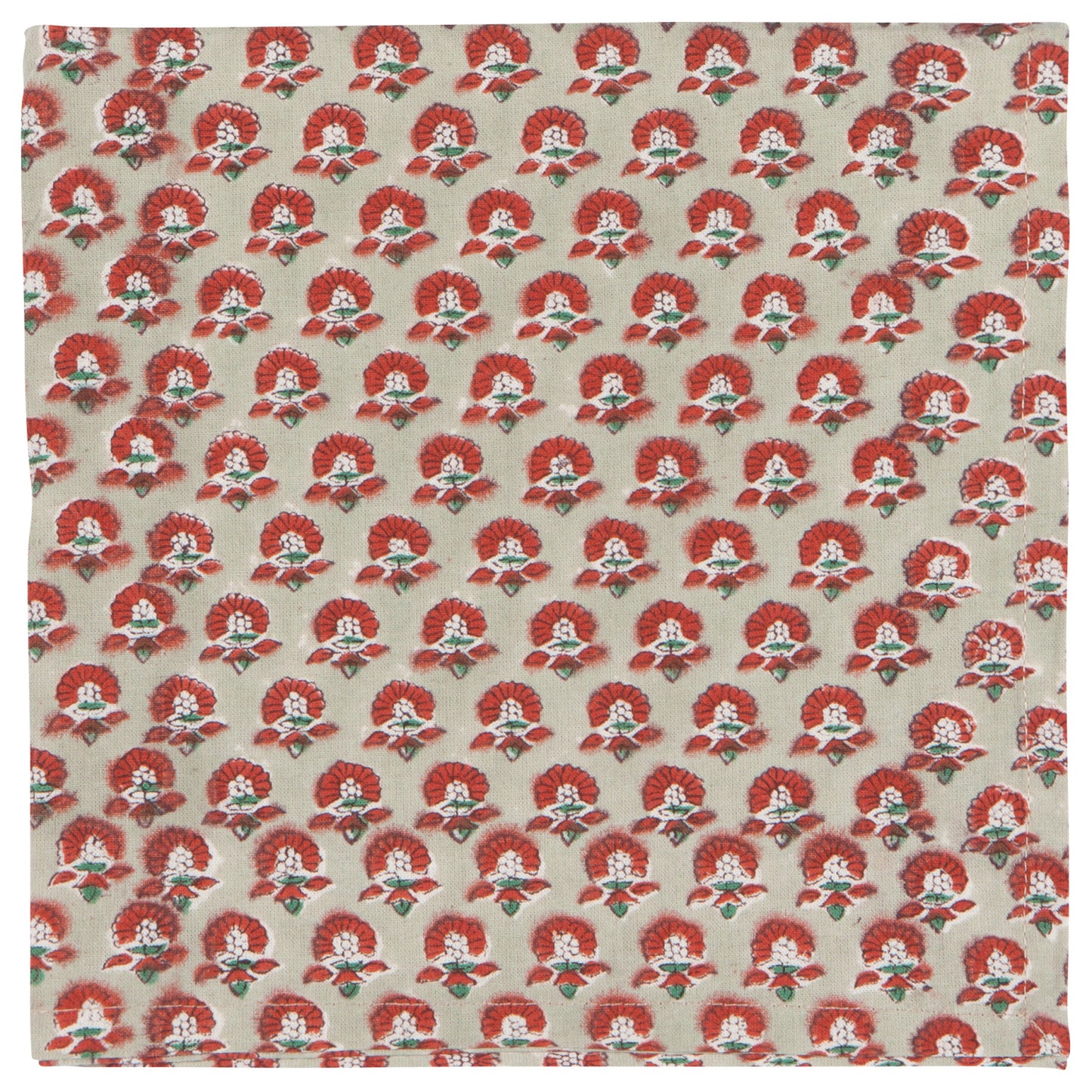 Field Block Print Napkins Set of 4