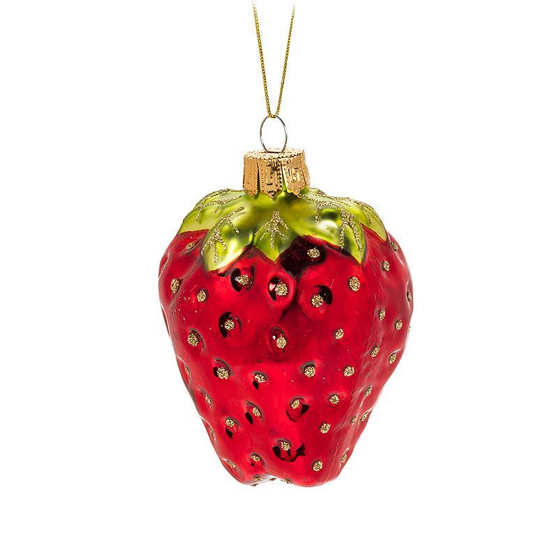 Single Strawberry Ornament