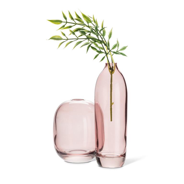 Medium Barrel Bud Vase Dark Rose