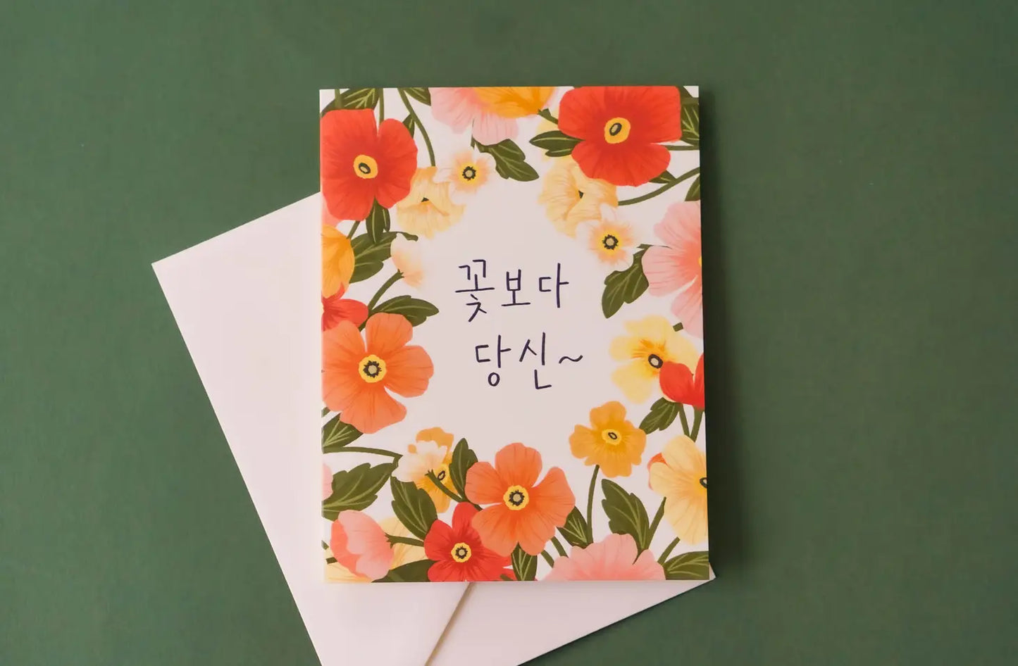You Over Flowers Korean Card