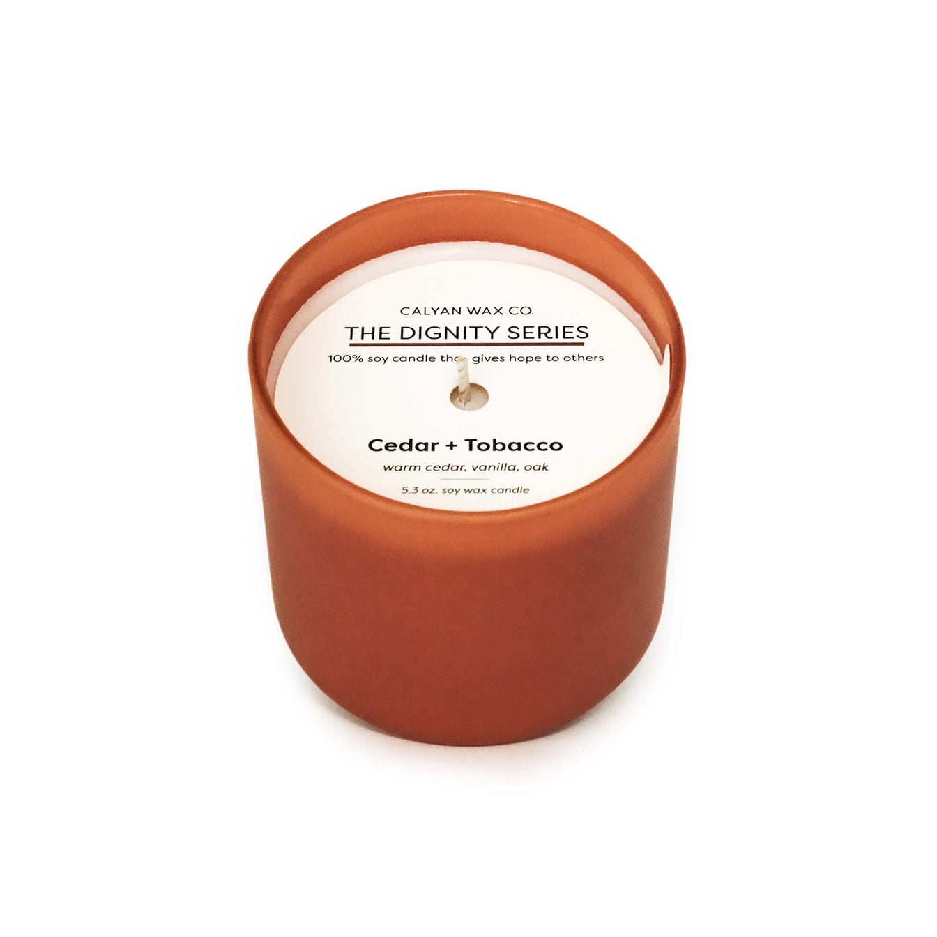 Dignity Series Soy Candle Cedar + Tobacco