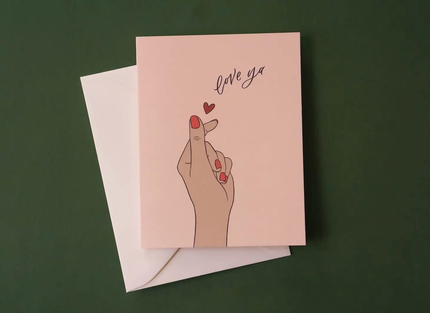 Finger Hearts Card