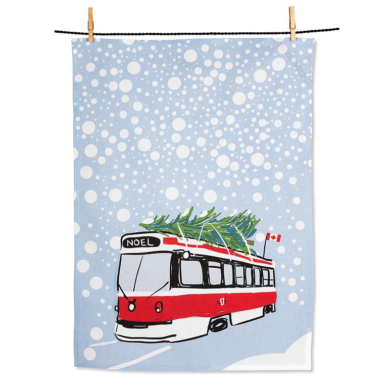 Noel Streetcar Kitchen Towel