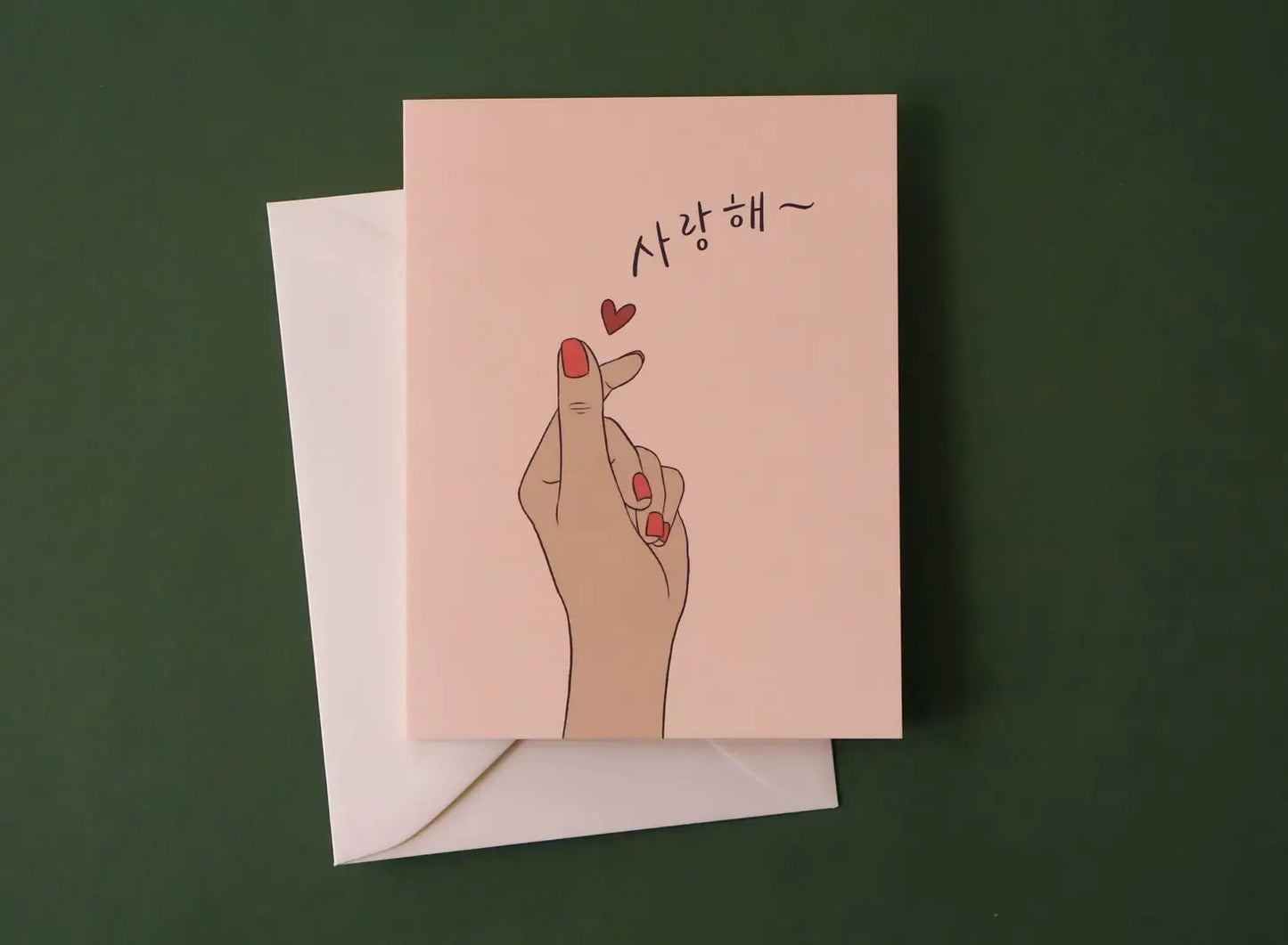 Finger Hearts Card