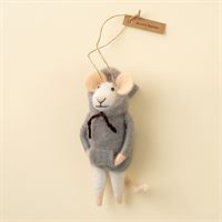 Hoodie Hayden Mouse Holiday Ornament