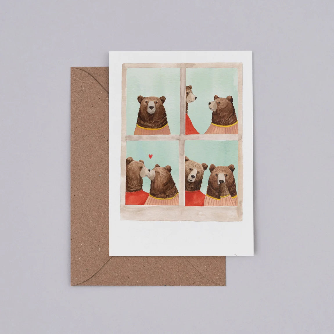 Photo Booth Kiss Card