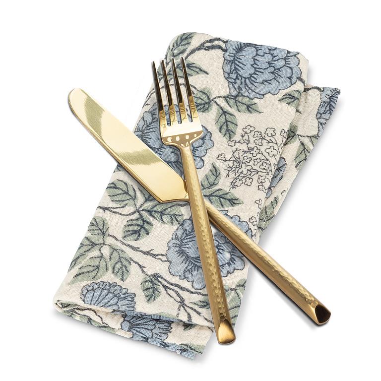 Blue Floral Napkin