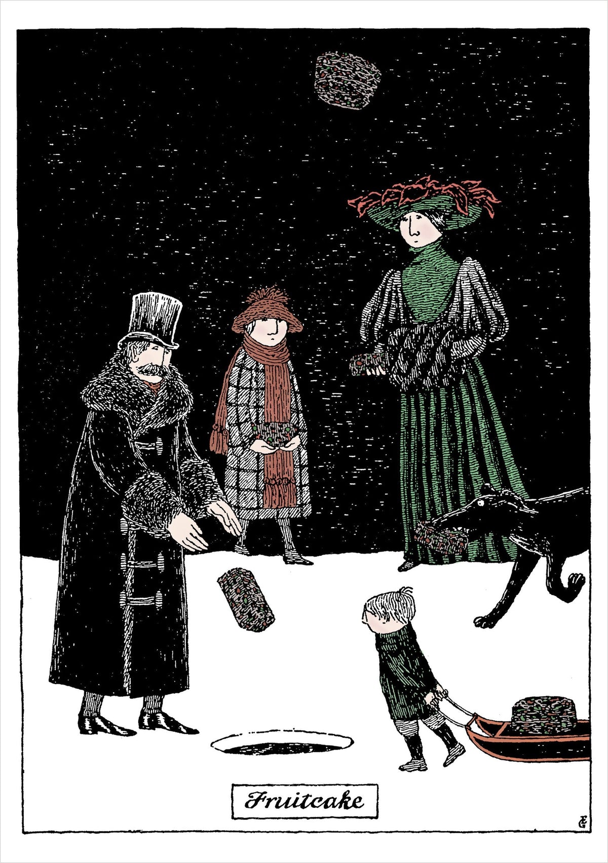 Edward Gorey Fruitcake Holiday Boxed Cards