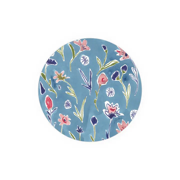Ditzy Flowers Seedlings Coaster
