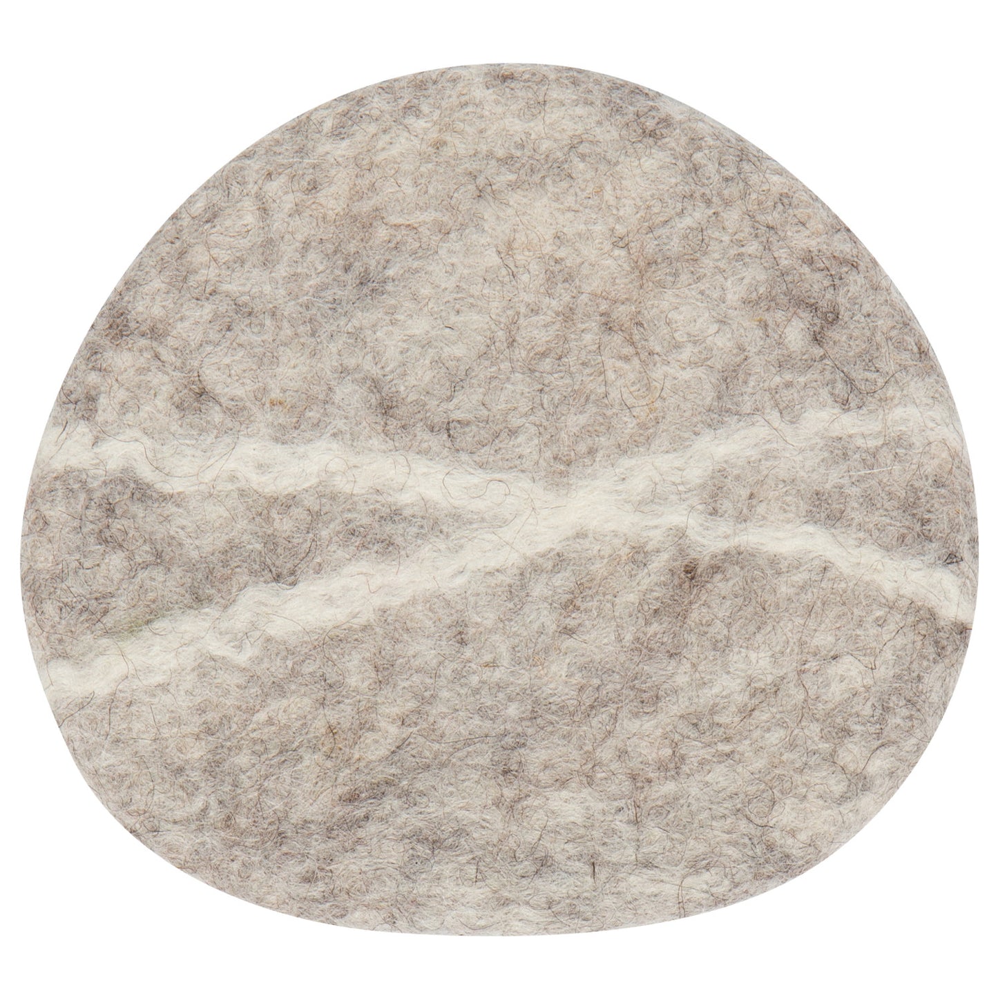 Striato Felt Coaster Set of 4 Flint