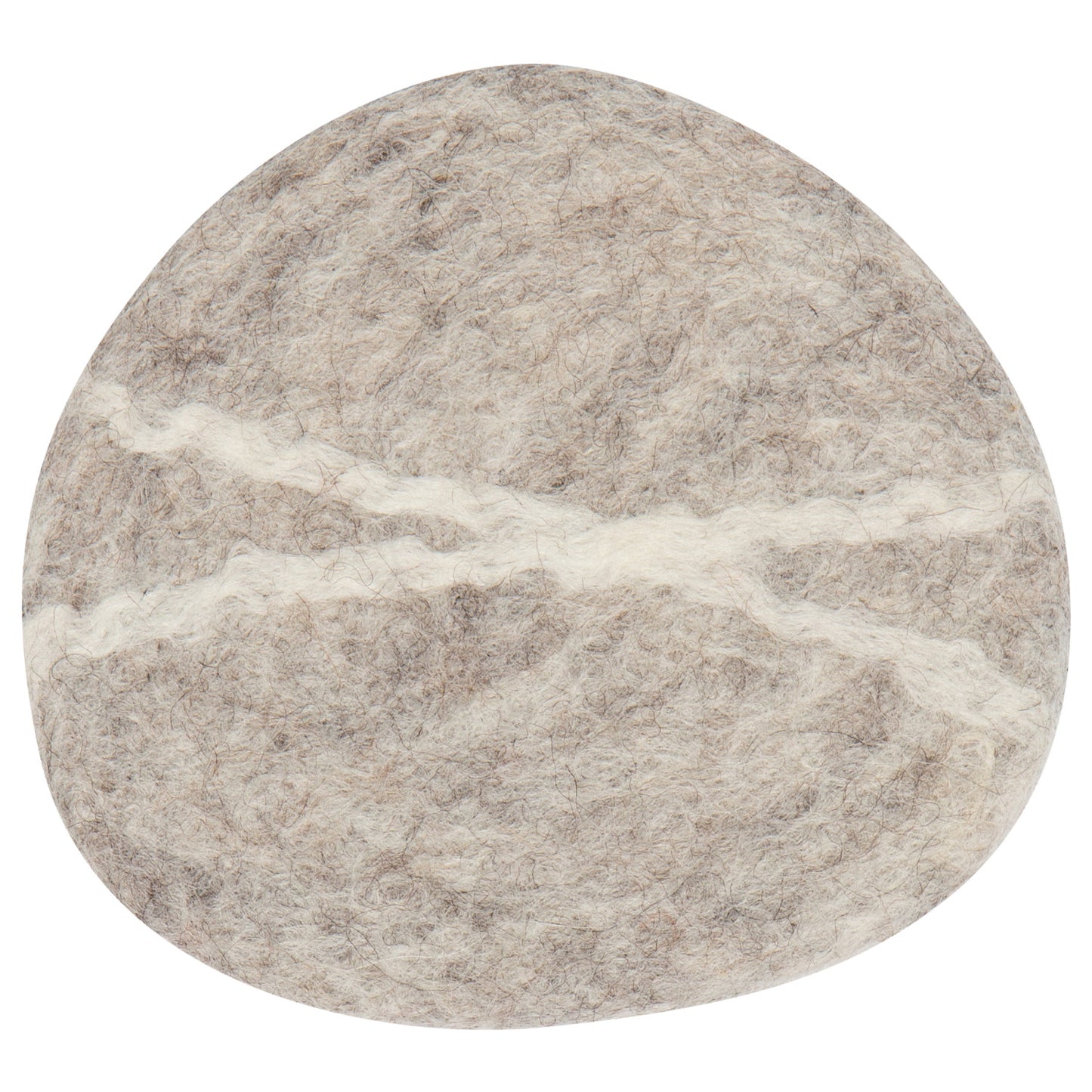 Striato Felt Coaster Set of 4 Flint