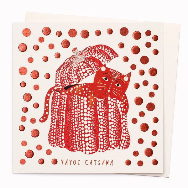 Yayoi Catsama Art Pun Greeting Card