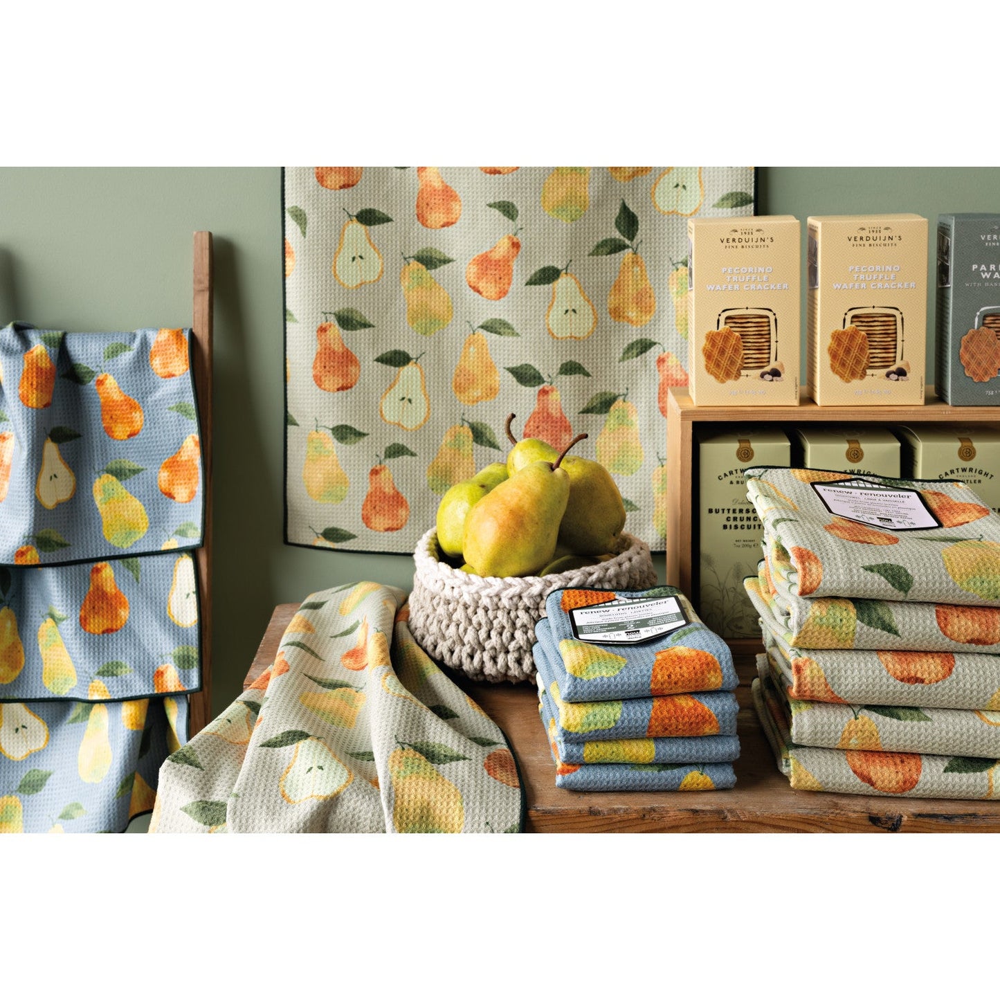 Heritage Pear Microfiber Dishtowel