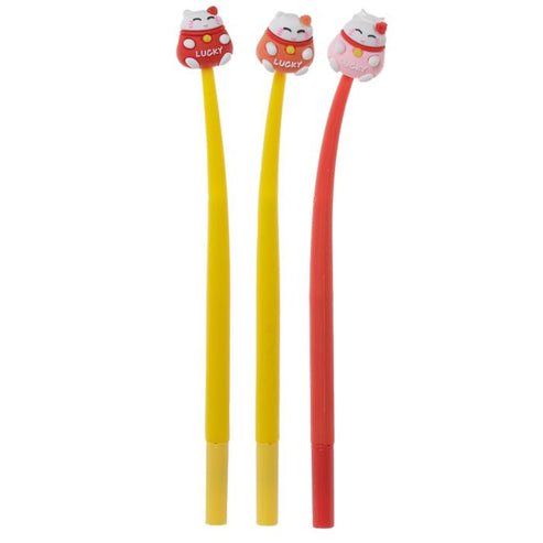 Maneki Neko Lucky Cat Fine Tip Pen
