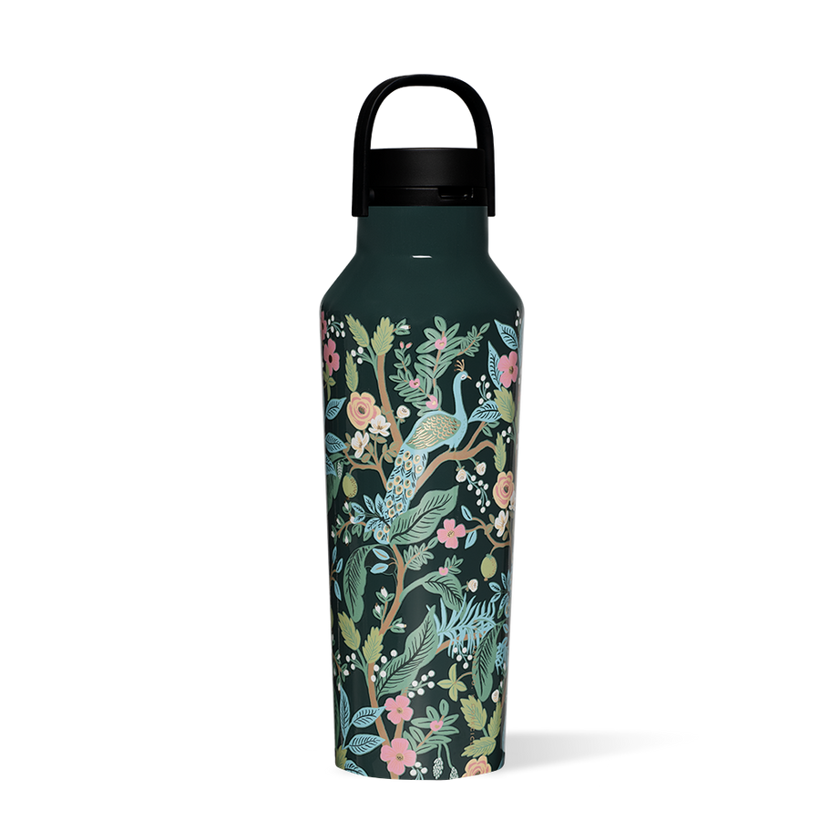 Rifle Paper Peacock Blue Sport Canteen 20oz