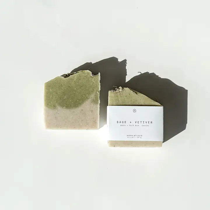 Sage + Vetiver Body + Face Bar