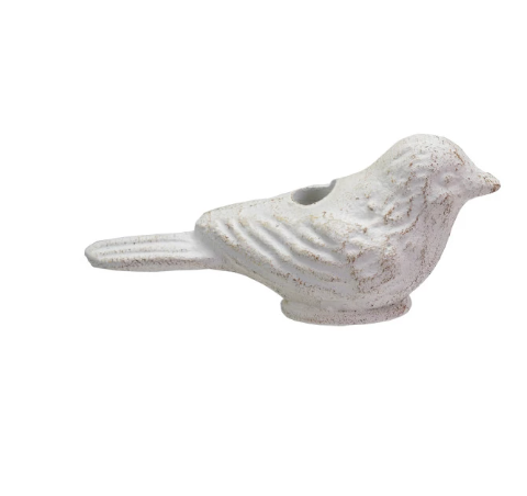 Cast Iron Bird Taper Holder (Holds 1/2" Thin Taper)