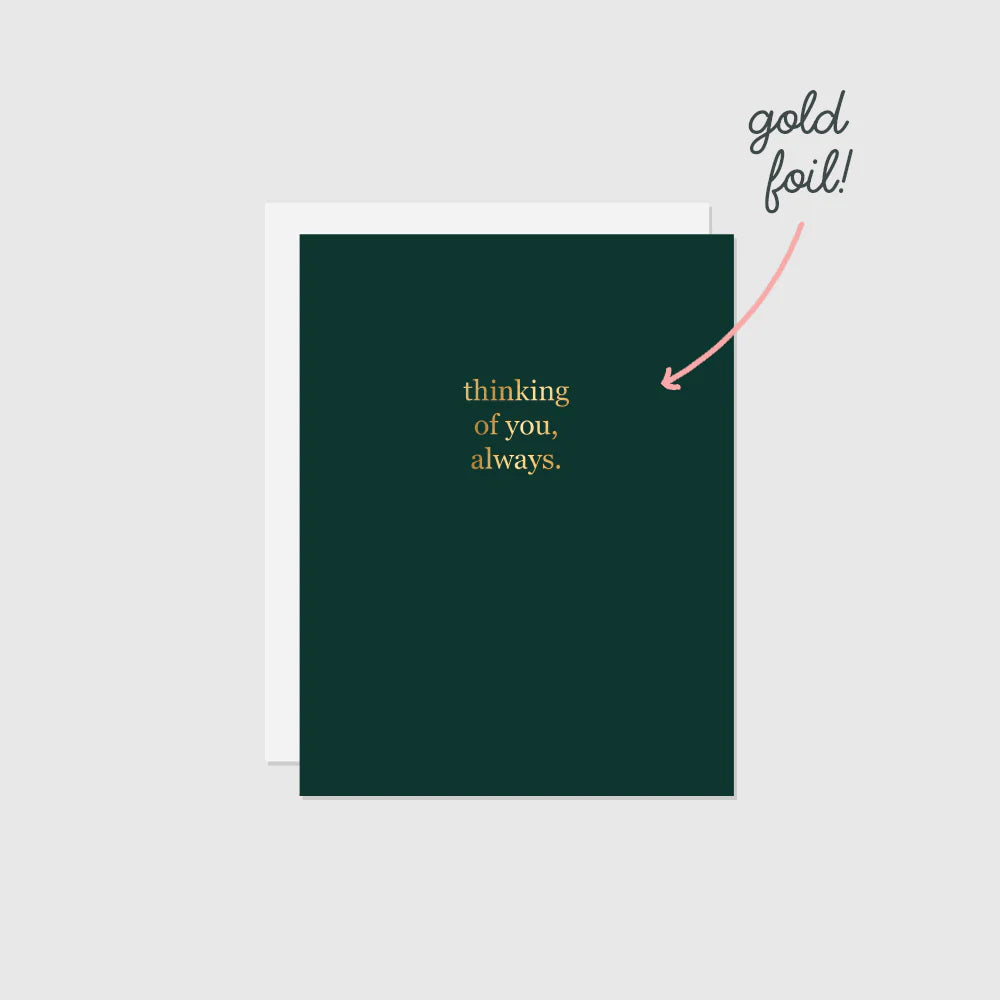 Thinking Of You Always Foil Card