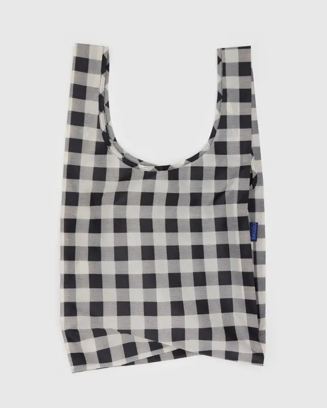 Standard Baggu - Black + White Big Check