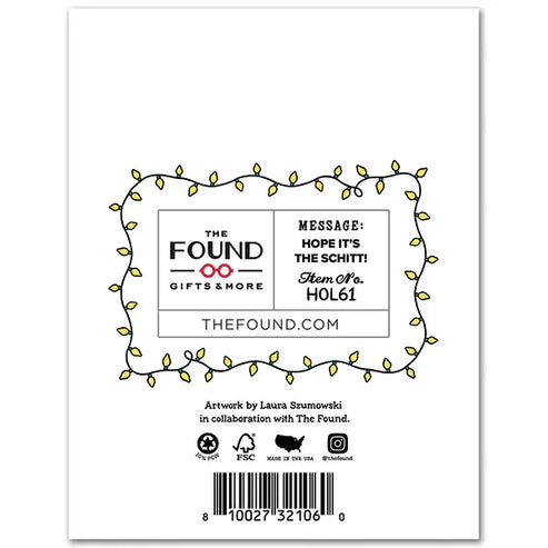 Merry Christmas Schitt Card