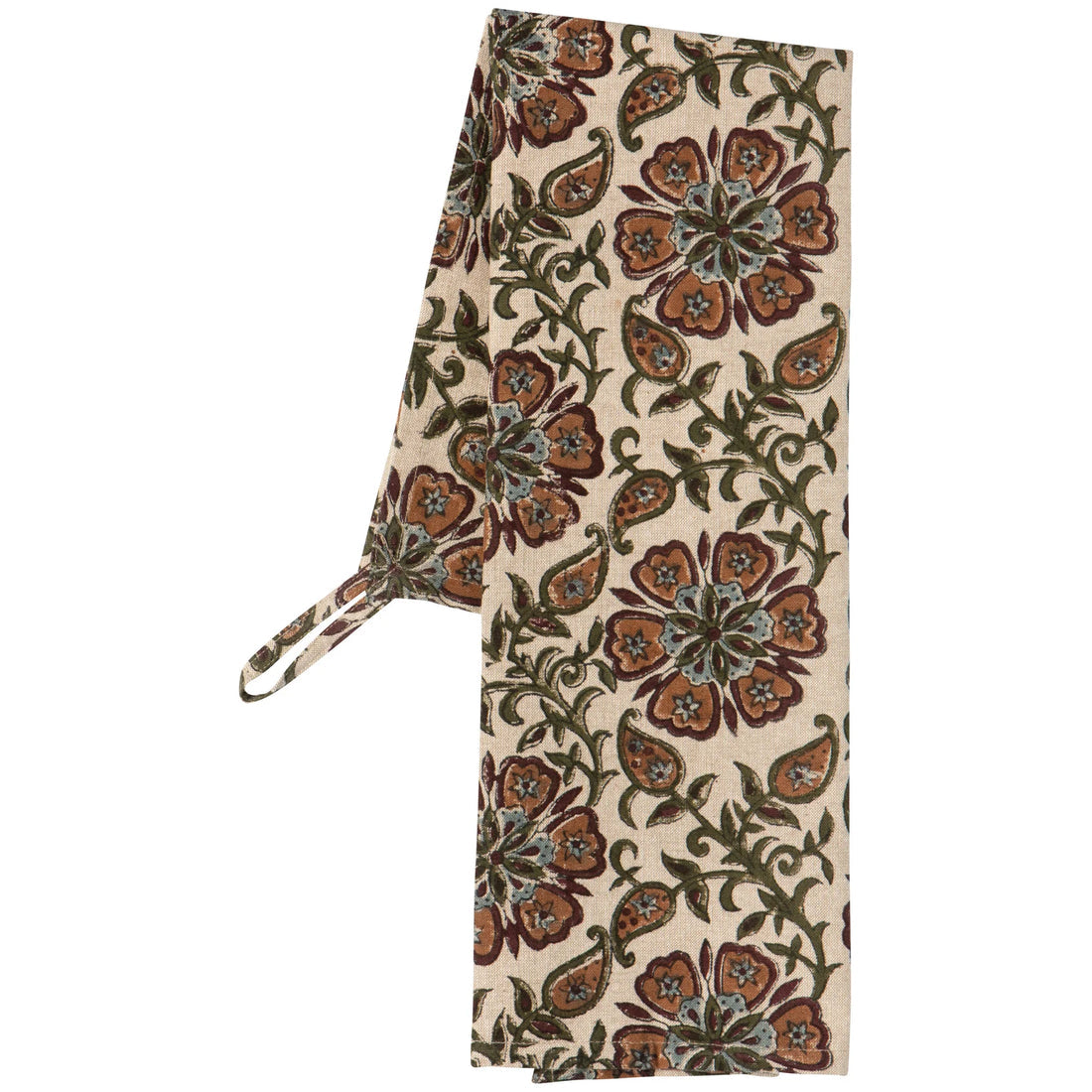 Elysian Block Print Tea Towel