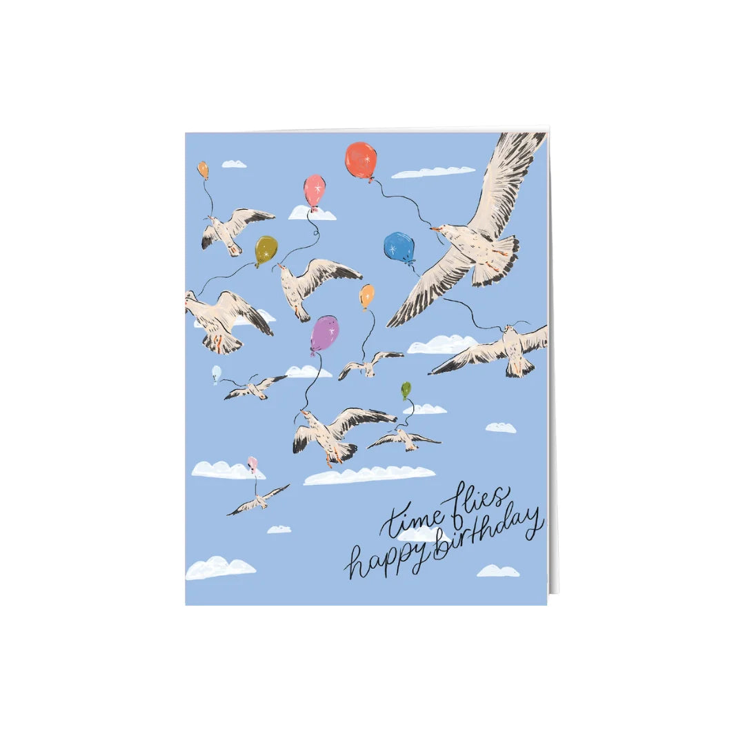 Time Flies Birthday Card