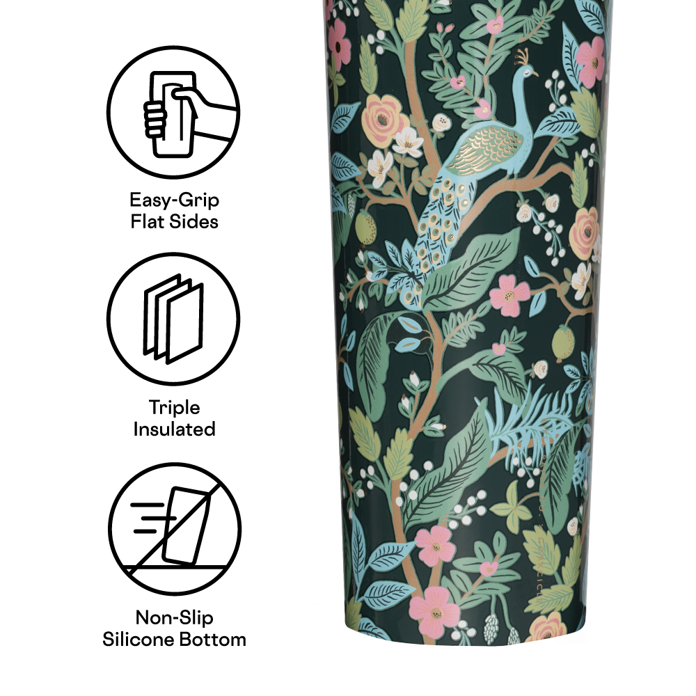 Rifle Paper Peacock Blue Sport Canteen 20oz