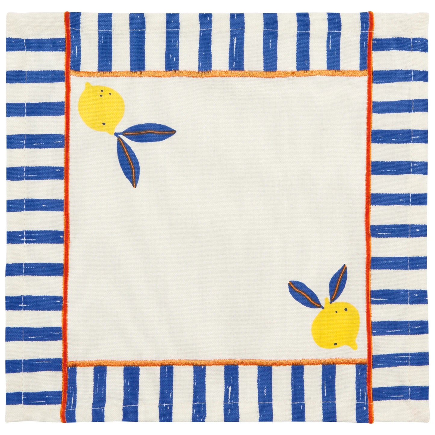 Citrus Burst Printed Cocktail Napkins Set of 4 Assorted