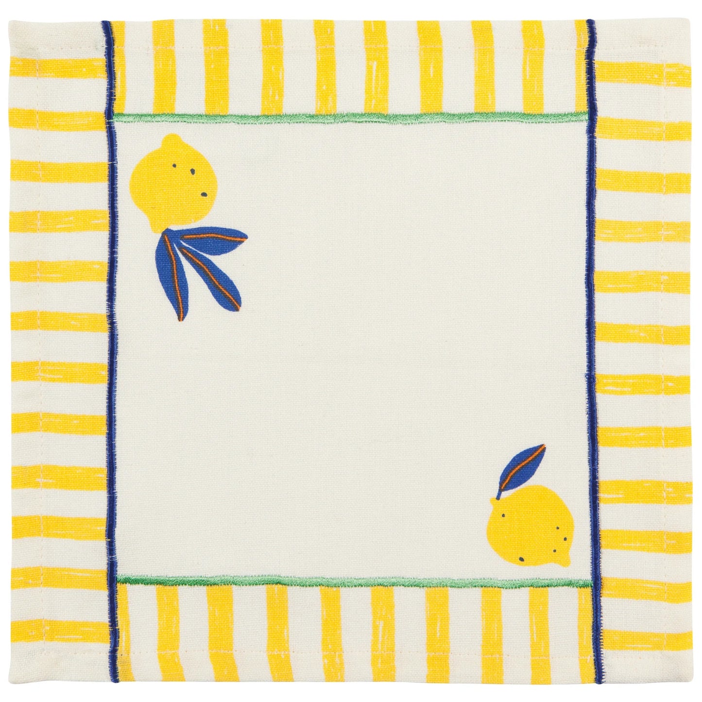 Citrus Burst Printed Cocktail Napkins Set of 4 Assorted