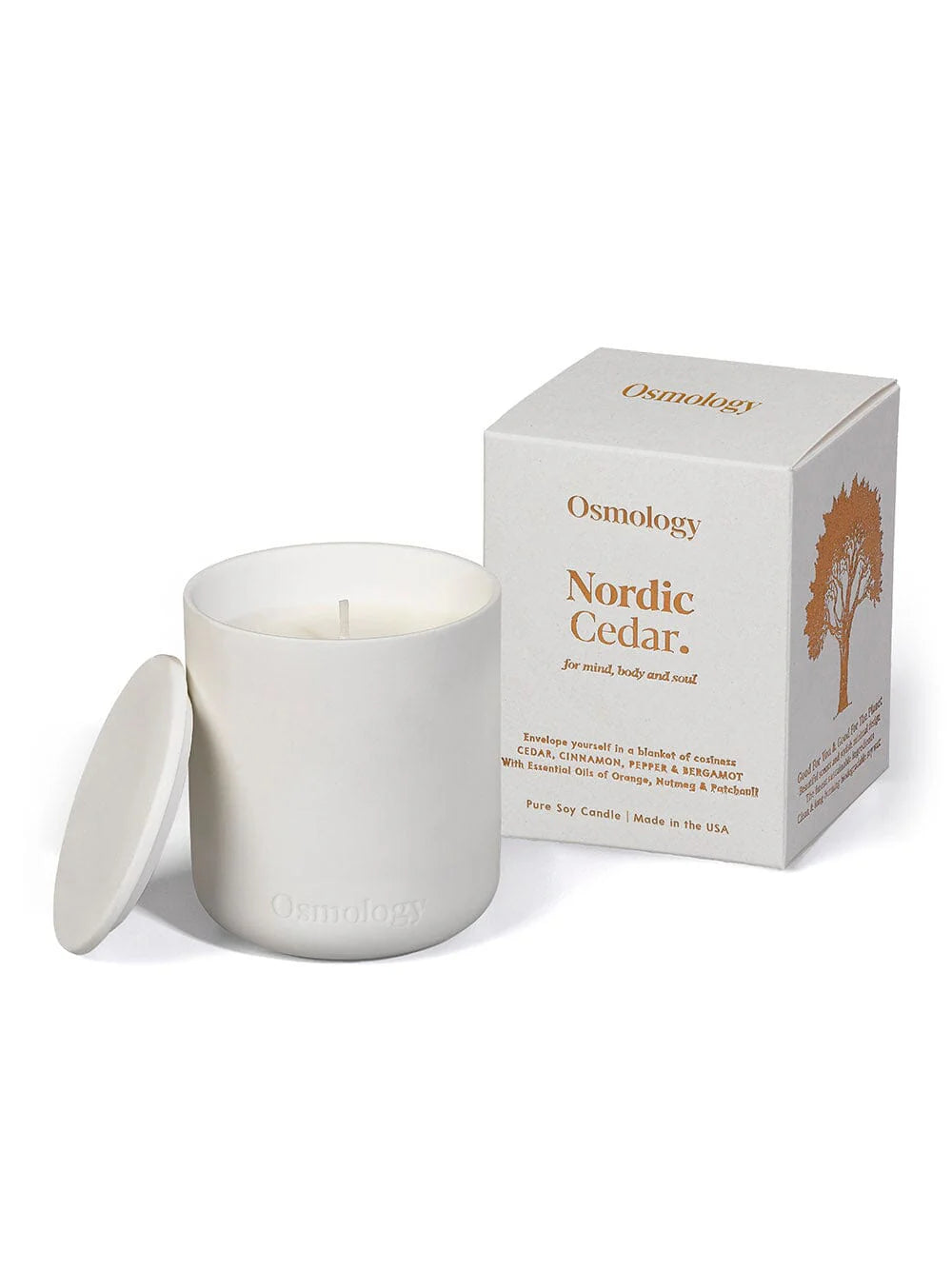 Nordic Cedar Scented Candle - Cedar Cinnamon and Bergamot