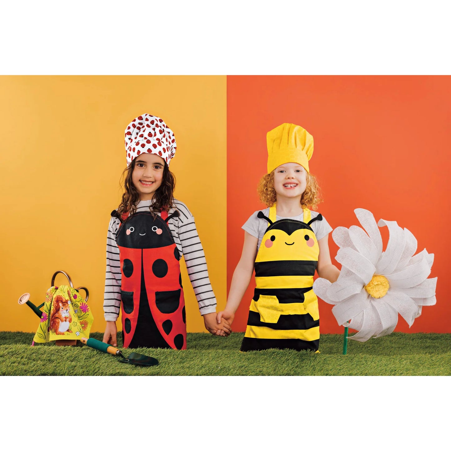 Ladybug Daydream Kid's Apron & Hat Set of 2