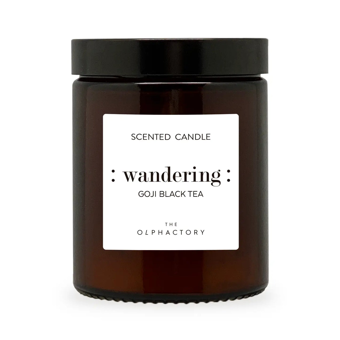 The Olphactory Wandering Goji Black Tea Jar Candle