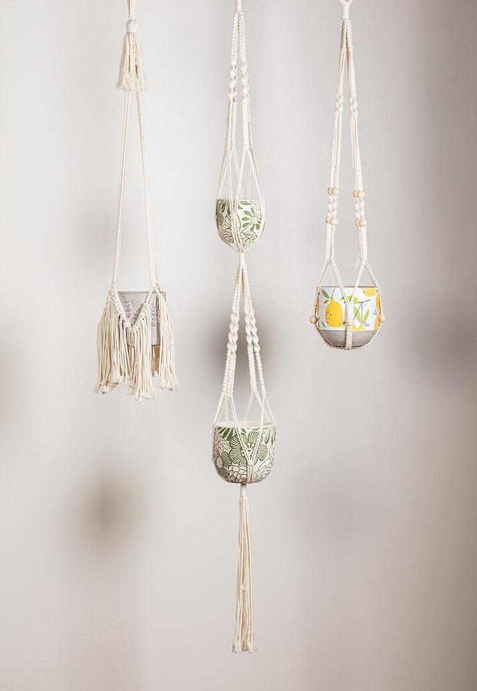 Macrame Double Planter Hanger