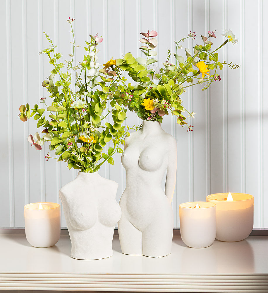 Torso Vase White