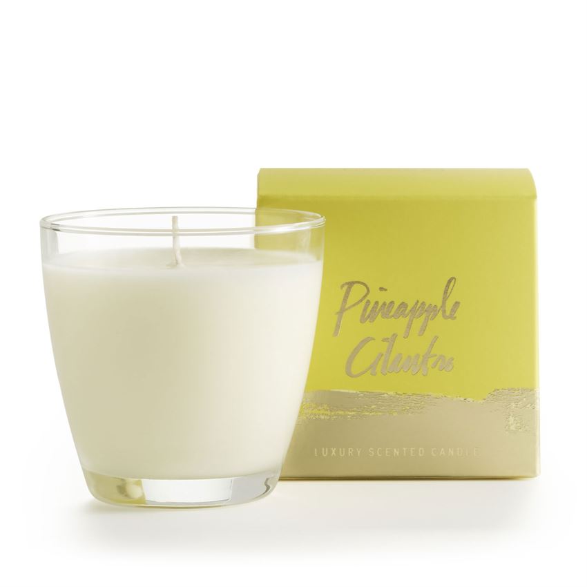 Pineapple Cilantro Demi Boxed Glass Candle