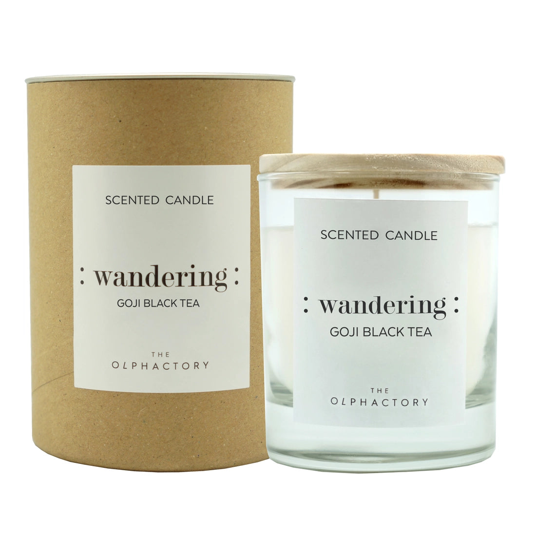 The Olphactory Wandering Goji Black Tea Candle
