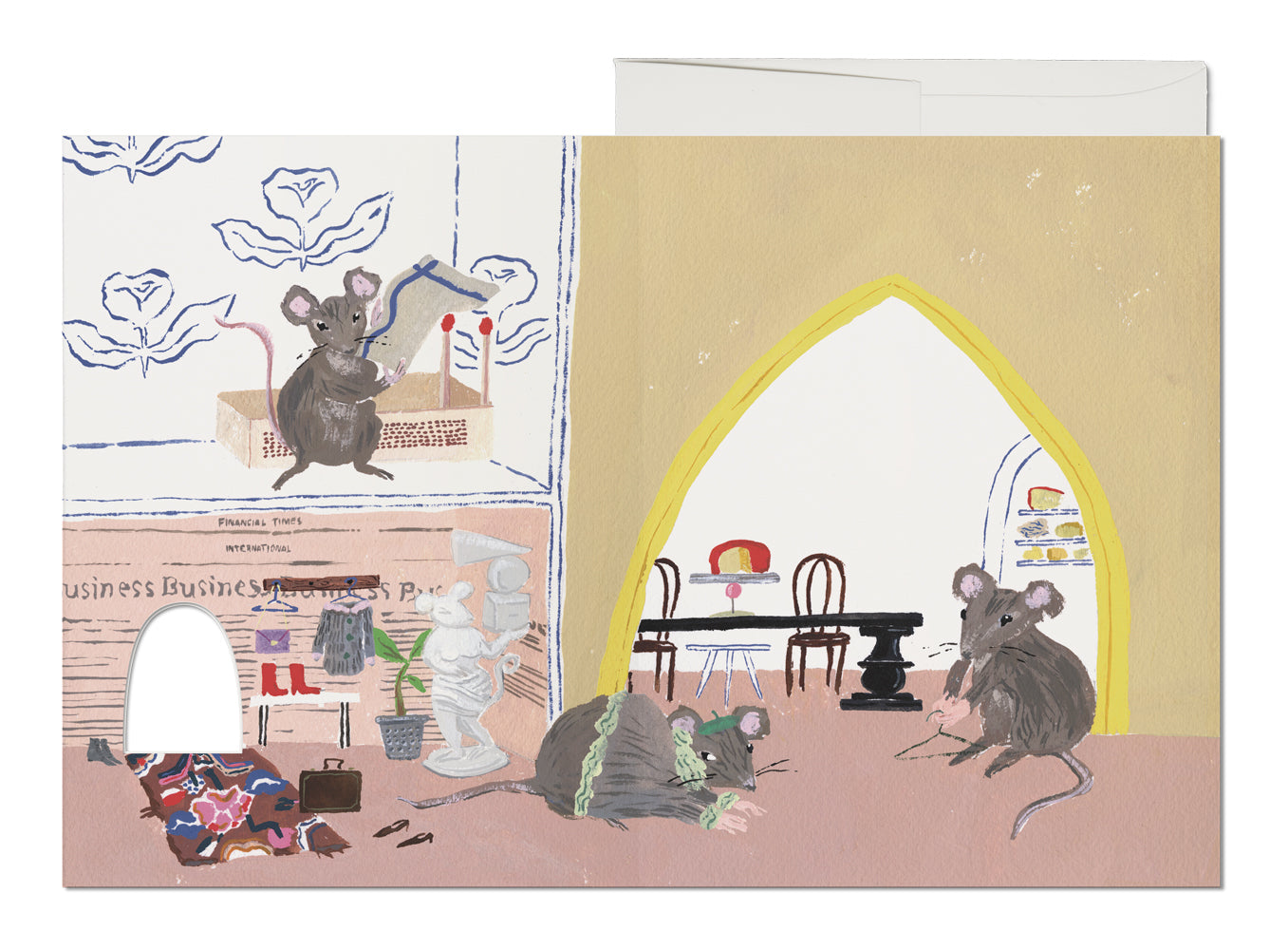 Mouse House Card