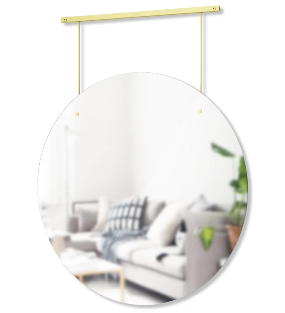 Exhibit Brass Wall Mirror