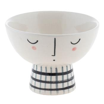 Expression Footed Ceramic Bowl Small