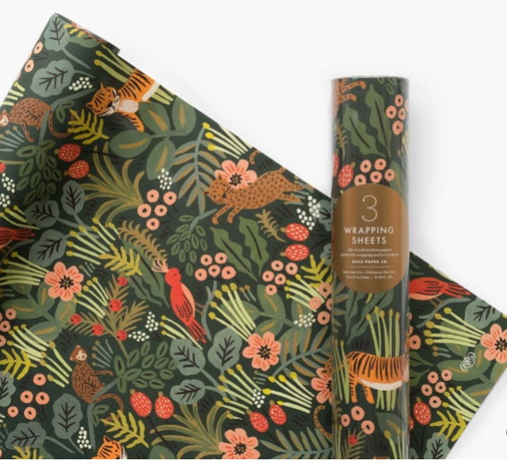 Roll Wrap of 3 Sheets Jungle
