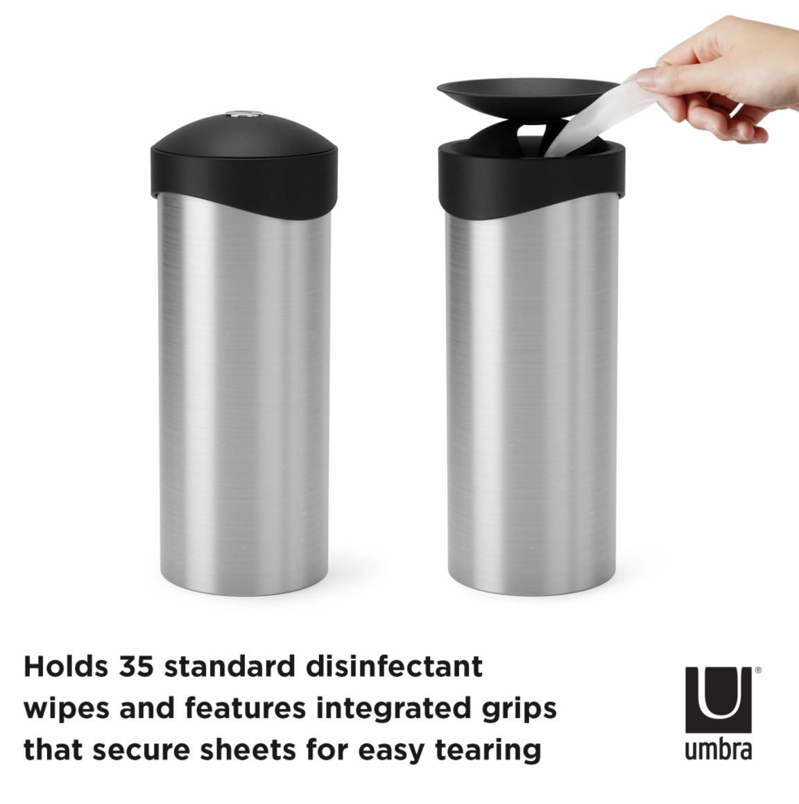 Swiper Wipe Dispenser Black