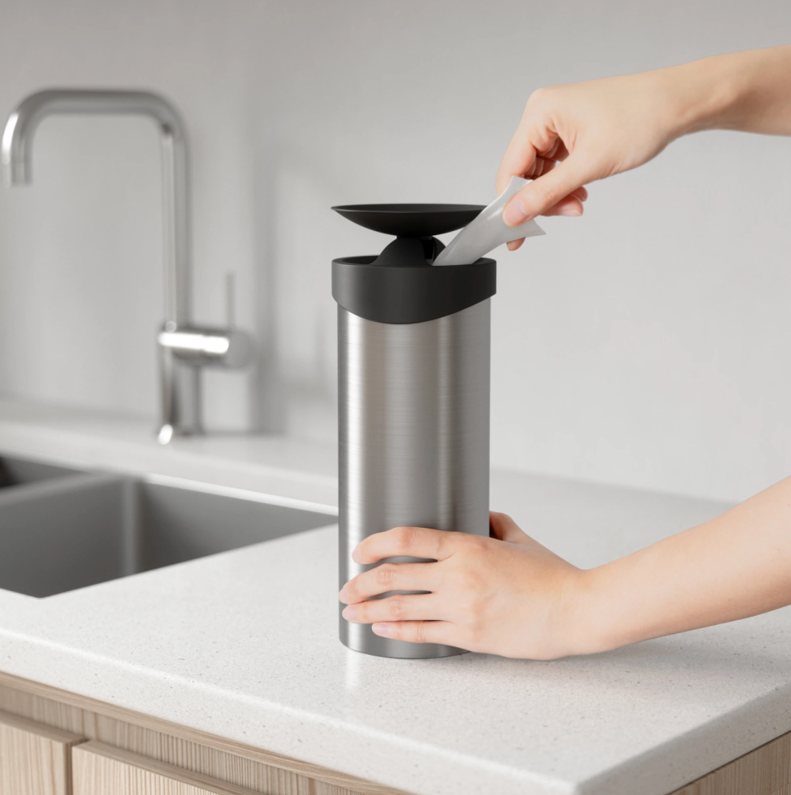 Swiper Wipe Dispenser Black