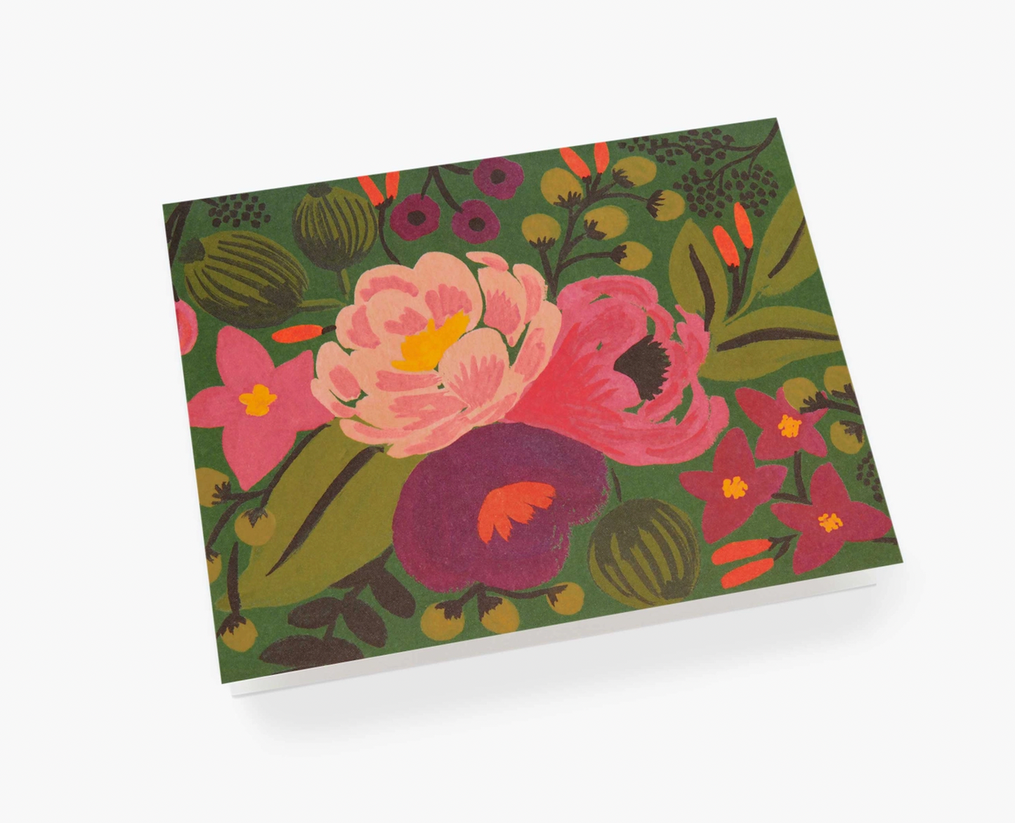 Vintage Blossoms Emerald