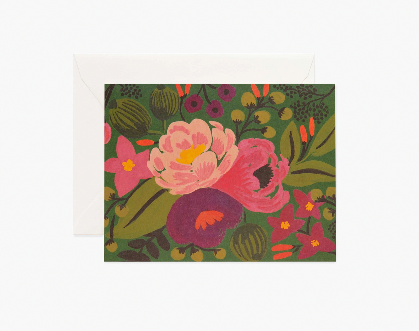 Vintage Blossoms Emerald