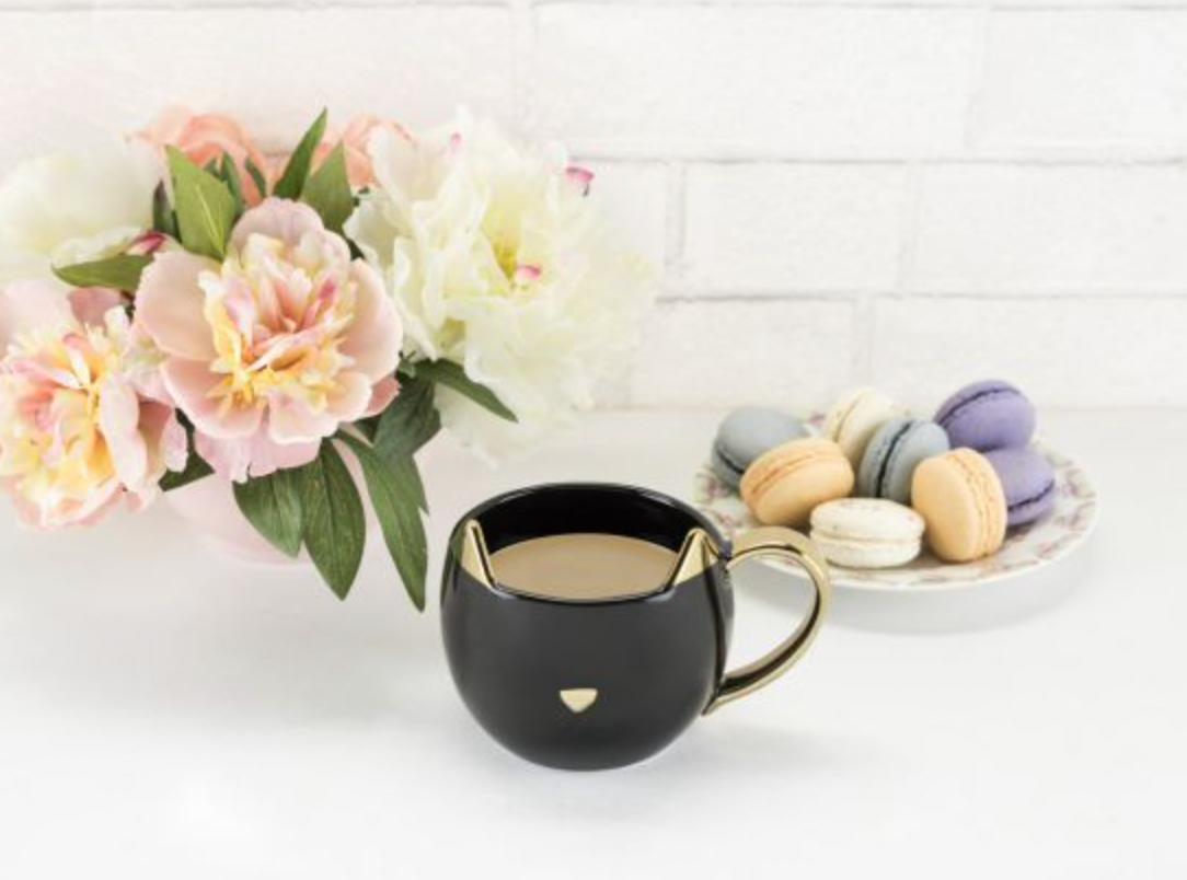 Chloe Black Cat Mug