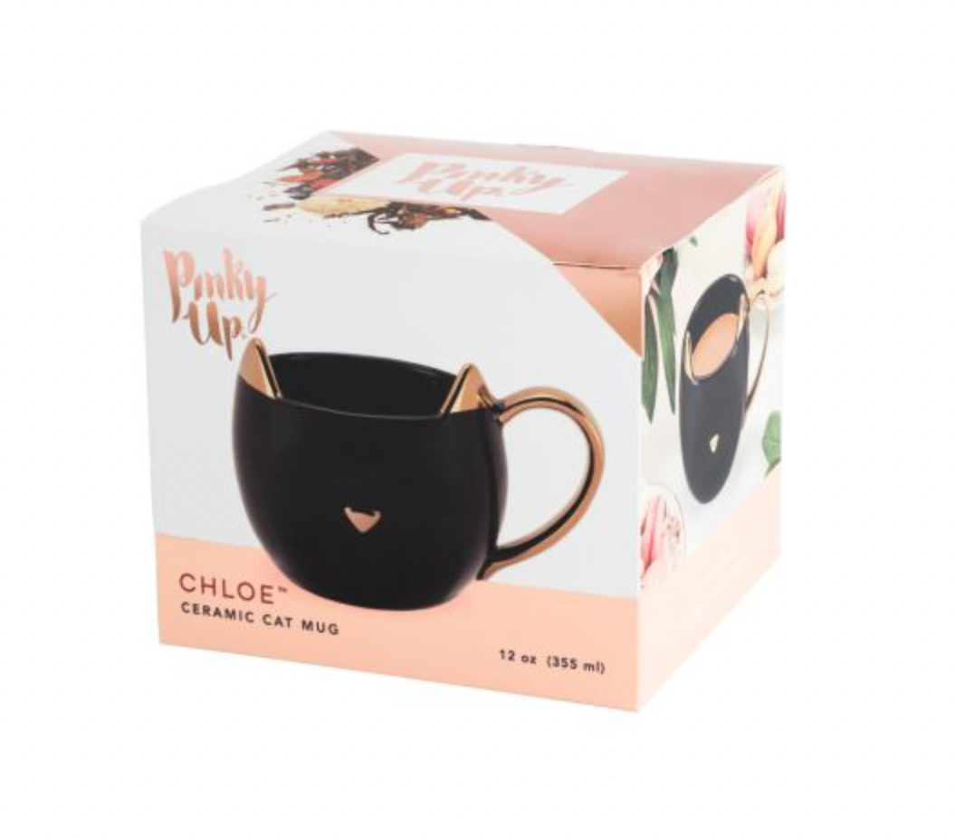 Chloe Black Cat Mug