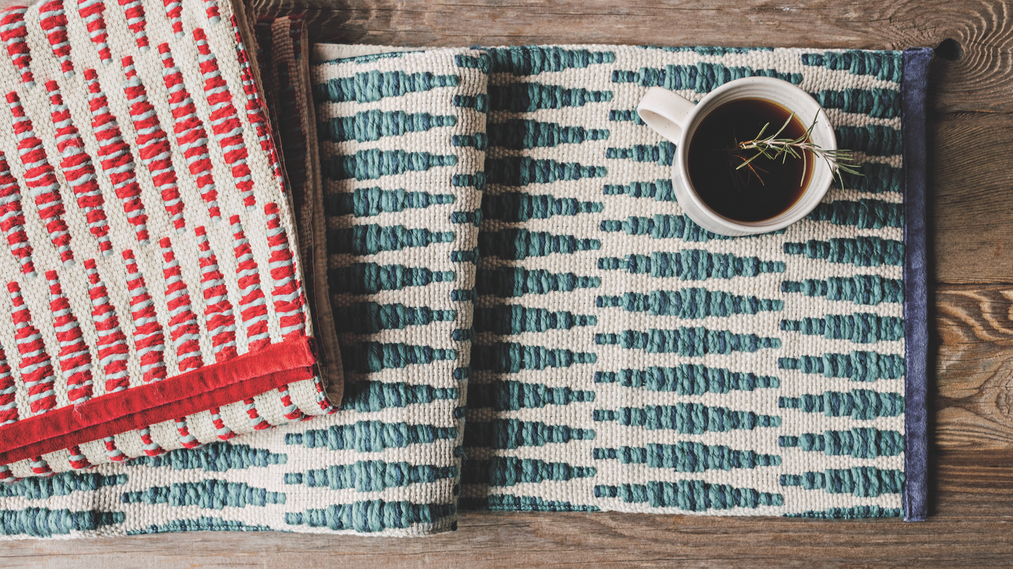 Spool Lagoon Table Runner 72"