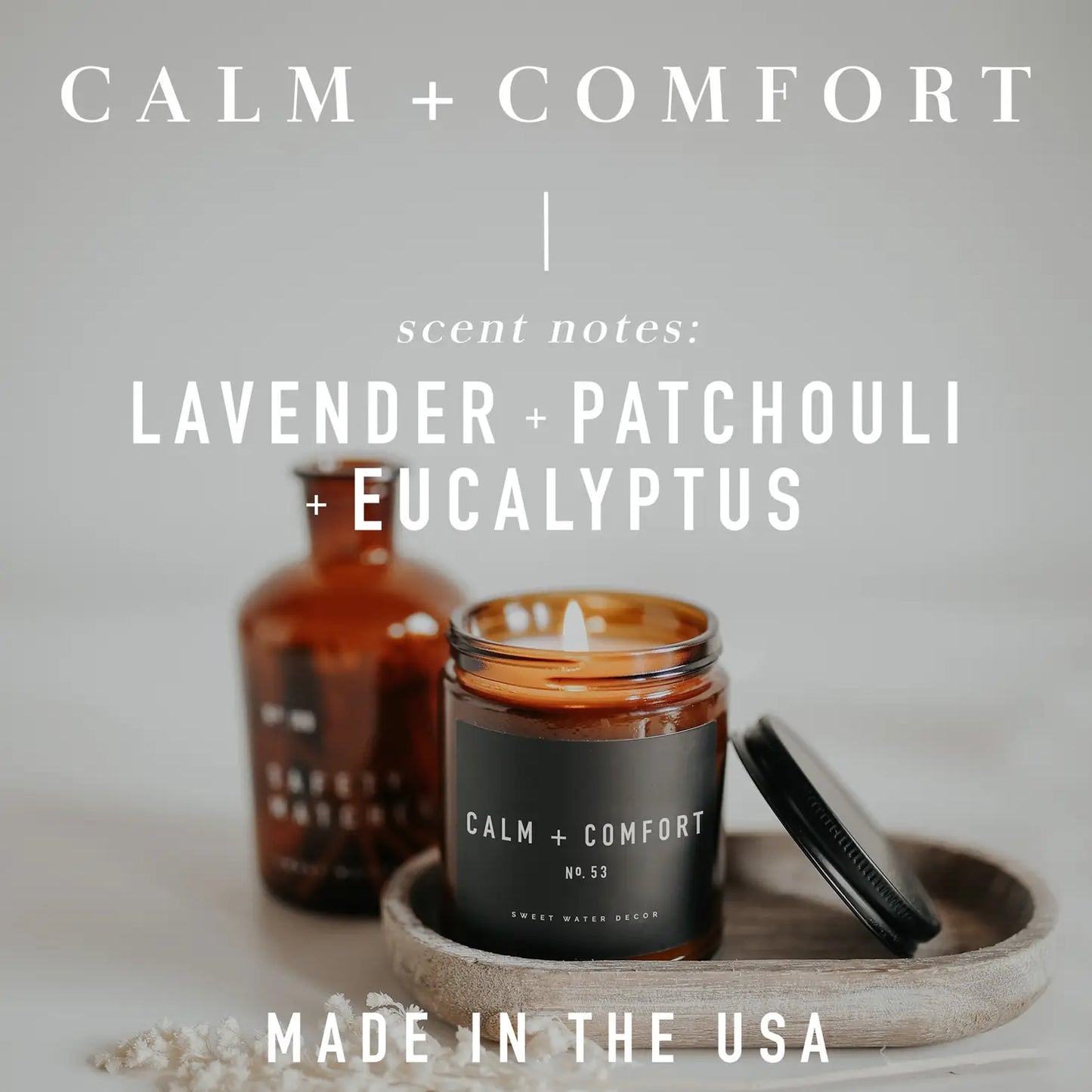 Calm And Comfort Soy Candle