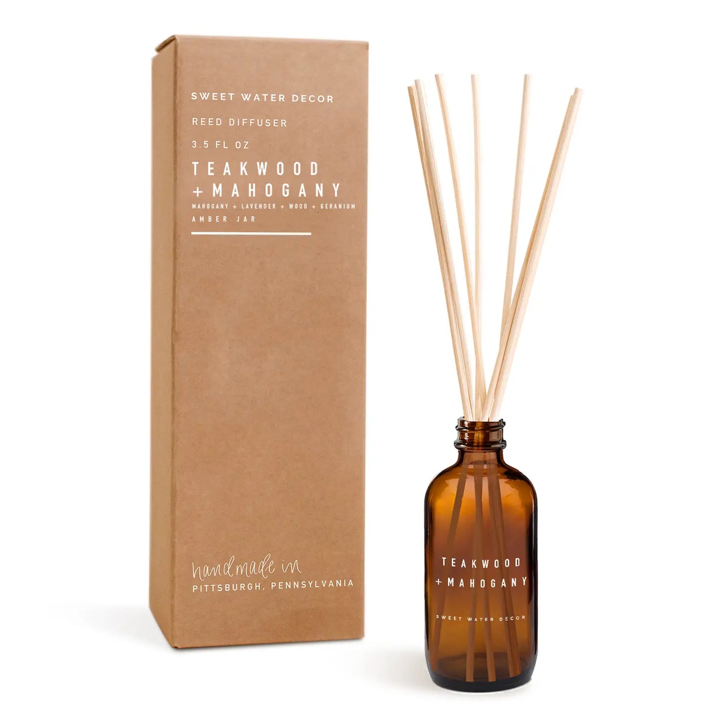 Teakwood And Mahogany Reed Diffuser