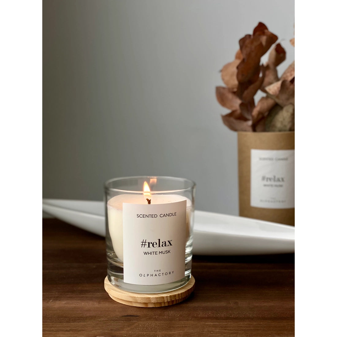 The Olphactory Wandering Goji Black Tea Candle